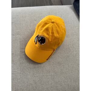Vintage Redskins Adjustable NFL Yellow Baseball Hat